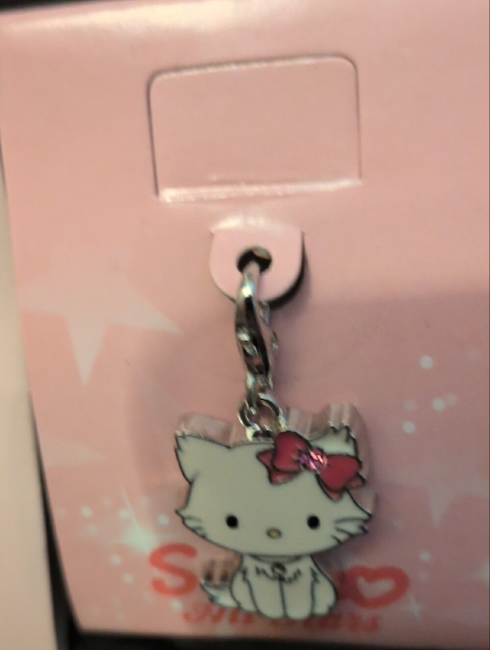 Hello Kitty Trio Charm Set — Pink, Red & White Cat Charms-3! - Picture 3 of 5